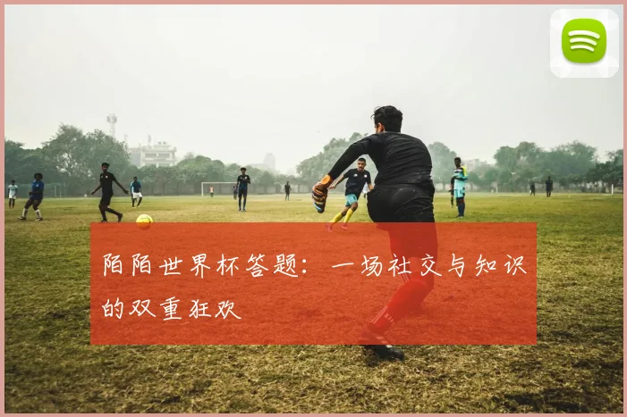 陌陌世界杯答题：一场社交与知识的双重狂欢