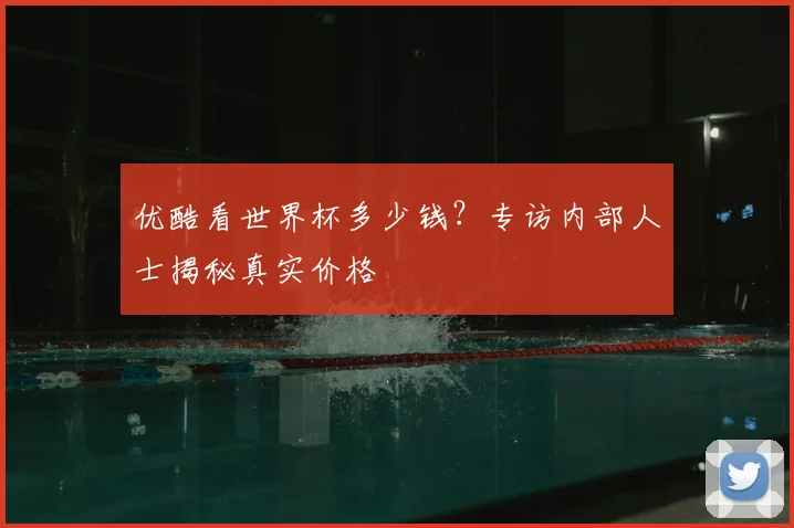 优酷看世界杯多少钱?专访内部人士揭秘真实价格