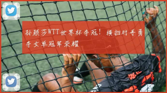 孙颖莎WTT世界杯夺冠！横扫对手勇夺女单冠军荣耀